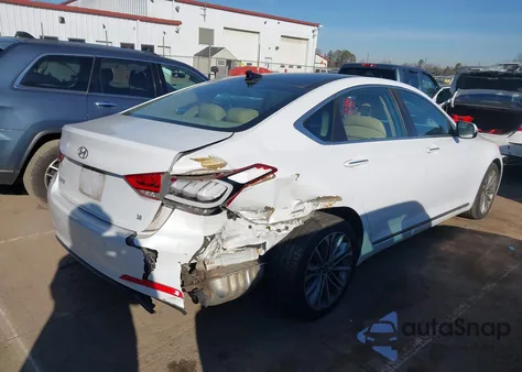 2015 Hyundai Genesis 3.8 из США, поврежденный, VIN KMHGN4JE8FU018390